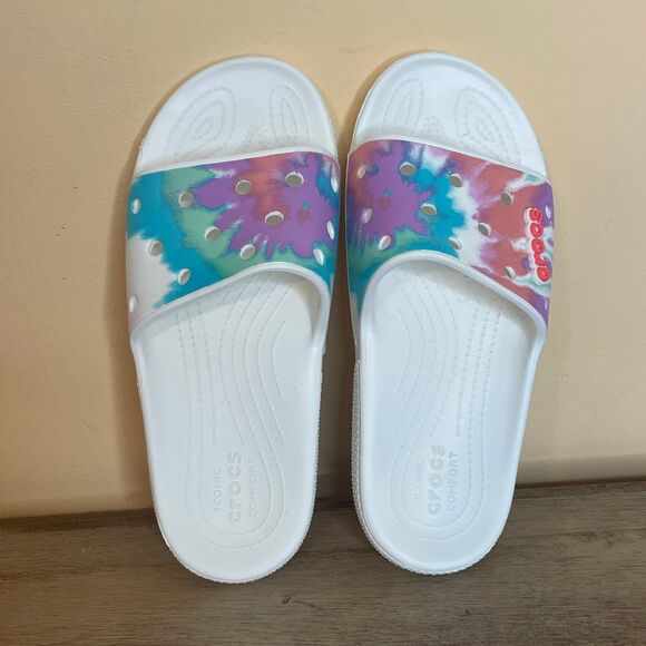 Crocs slides sandals men’s size 9 women’s 11 - Picture 2 of 7